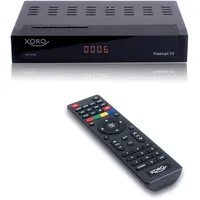 XORO DVB-C/T2 Combo Receiver HRT 8730 Hybrid mit USB Mediaplayer, PVR Ready, Timeshift, integriertes Irdeto-Zugangssystem für Freenet TV und 6 Monate Guthaben