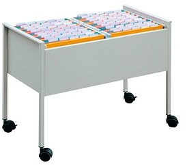 Produktbild DURABLE Hängemappenwagen Quer-Registratur grau für bis zu 100 Hängemappen