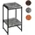 MCW Blumentisch MCW-K71-B 30 x 61 cm Grau