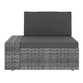 vidaXL Garten-Lounge-Set grau 49527