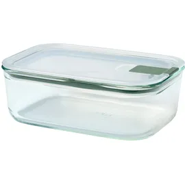 Mepal - Glasbehälter mit deckel EasyClip - Meal prep boxen - Geeignet für Mikrowelle, Dampfgarer, Ofen und Gefrierschrank - Luftdicht und auslaufsicher - Mikrowellengeschirr - 1500 ml - Nordic sage