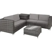 Tectake Siena Rattan Lounge