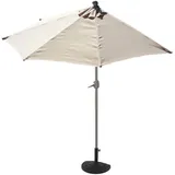 MCW Lorca 270 x 135 cm creme inkl. Ständer