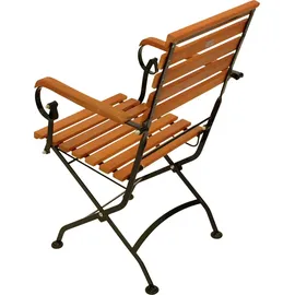 DEGAMO Gartenstuhl HOFGARTEN 56 x 0 x 87 cm braun 2 St.