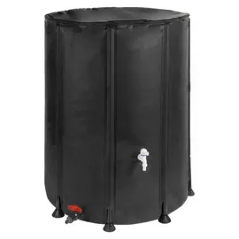 Relaxdays Regentonne 250 l schwarz