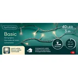 Kaemingk LED Lichterkette mit Dimmer und Timer, 40 Birnchen,