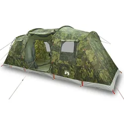 vidaXL Tunnelzelt 4 Personen Camouflage Wasserdicht