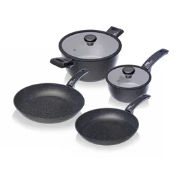 moneta Etnea Topf-Set 6-tlg. Aluminium schwarz