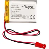 Akyga Li-Po Akku 3,7V/550mAh Silber