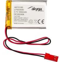 Akyga Li-Po Akku 3,7V/550mAh Silber