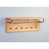 M2 Kollektion Wandgarderobe Bolton 80 x 30 x 26 cm Wildeiche