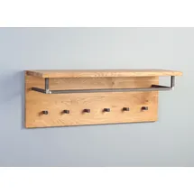 M2 Kollektion Wandgarderobe Bolton 80 x 30 x 26 cm Wildeiche