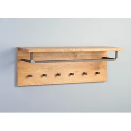 M2 Kollektion Wandgarderobe Bolton 80 x 30 x 26 cm Wildeiche