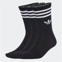 adidas Originals 3S Crew S 3P Socks black / black / black Gr. S