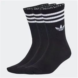 adidas Originals 3S Crew S 3P Socks black / black / black Gr. S