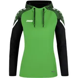 Jako Kapuzenpullover Hoodie Soft Green/Schwarz 40