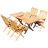 ASS Altenburger Teak Set 5-tlg. Braun