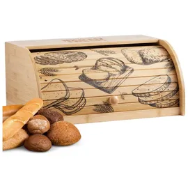 Ecosa Brotbox Bambus Braun
