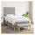 vidaXL Boxspringbett 100 x 200 cm Hellgrau