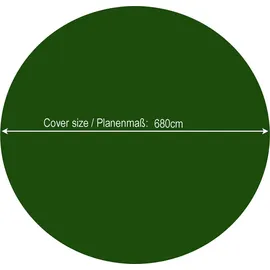 Quick Star Poolabdeckung Rund grün Ø 680 cm