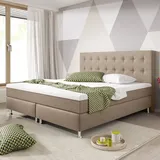 Inter Boxspringbett muddy - H3 - 180x200 cm