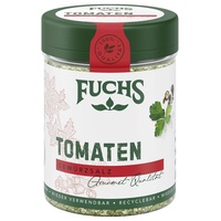 Fuchs Gewürze - Tomaten Gewürz - Gewürzsalz für Tomatenbrot, Frühstücksei oder Steak - natürliche Zutaten - 90 g in wiederverwendbarer, recyclebarer Dose