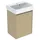 Geberit Renova Plan Set Handwaschbecken mit Unterschrank, 1 Tür, 50x69,7x38cm, 504035PS1 Waschbecken Eiche natur / Melamin Holzstruktur