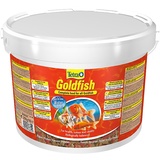 Tetra Goldfish - Flocken-Fischfutter für alle Goldfische und andere Kaltwasserfische, 10 L