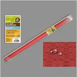 Rote wasserdichte Tischdeckenrolle 5 x 1,2 m