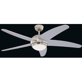 Westinghouse Bendan 132 cm Deckenventilator mit LED silber inkl. Fernbedienung