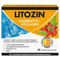 Queisser Litozin Hagebutte + Kollagen Trinkfläschchen 30 St.