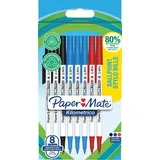Paper Mate Papermate Kilometrico Kugelschreiber farbig sortiert Mittel 0.7 mm, 8 Stück