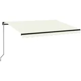 vidaXL Gelenkarmmarkise 350 x 250 cm creme 3069077