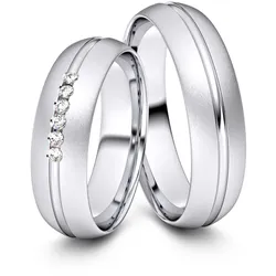 Partnerringe / Freundschaftsringe Marl 925er Silber - 8069