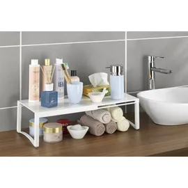 Maximex Gewürzregal Teleskop-Schrankeinsatz 30-54 x 15 x 24 cm Weiß