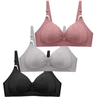 CSKJ Dünner BH Damen mit Bügel Bügelloser Soft Bustier Damen Nahtloser BH mit Bügel mit zusätzlicher BH-Verlängerung - 100C