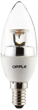 Opple LED Kerzenlampe B35 4,5W (25W) E14 827 200° NODIM klar