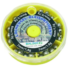 Balzer Angelgewicht Lochblei Sortiment 120 g