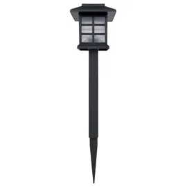 monzana Laterne Kunststoff 38,0 cm 12er Set schwarz