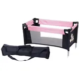 Bayer Chic 2000 Puppenreisebett Pink Checker