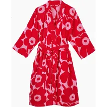 Marimekko Bademantel UNIKKO Rosa/Rot S