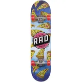 RAD Unisex – Erwachsene Logo Progressive Skateboard, Galaxy Pizza, 8"