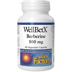 Natural Factors NATURAL FACTORS BERBERINE 500 MG (120 VEGETARIAN CAPSULES) (60 Kapseln)