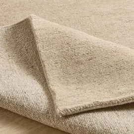 Natur Pur Wollteppich 90 x 160 cm Beige/Khaki