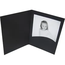 Daiber Portraitmappe 13x18cm Schwarz 100 St.
