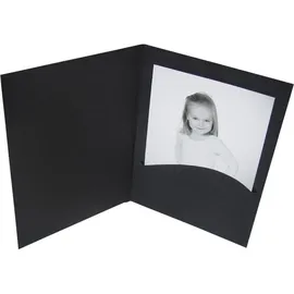 Daiber Portraitmappe 13x18cm Schwarz 100 St.