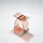 Steinberg Serie 432 Hocker aus Polyresin 415x225x420mm apricot