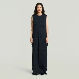 G-Star Langes Pocket-Kleid Blau M
