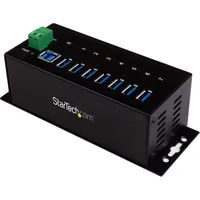 Startech Industrial Railmount USB-Hub, 7x USB-A 3.0, USB-B 3.0 [Buchse] (ST7300USBME)