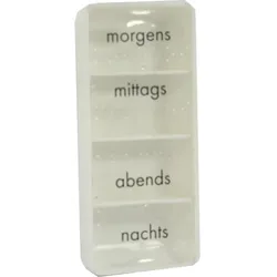 Tablettendose Mo/Mi/Ab/Na mit Blindenschrift 1 ST